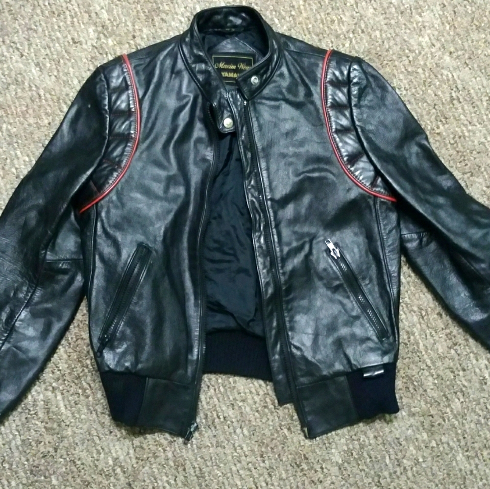 1970's Authentic Yamaha leather jacket